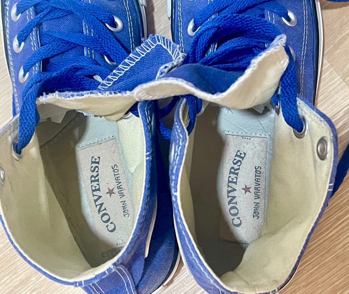컨버스 x 존 바바토스 척테일러 하이 빈티지 블루/240  상품이미지8
