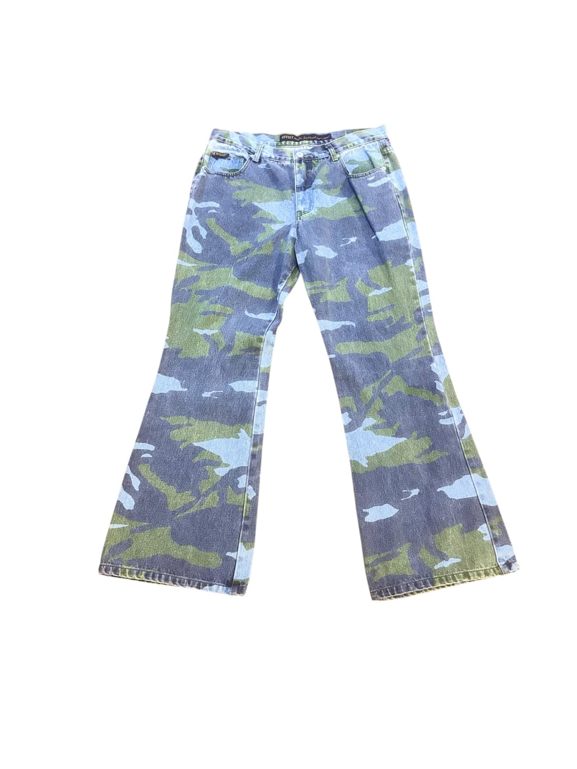 Revolt jeans y2k 카모 플라주 부츠컷  상품이미지1