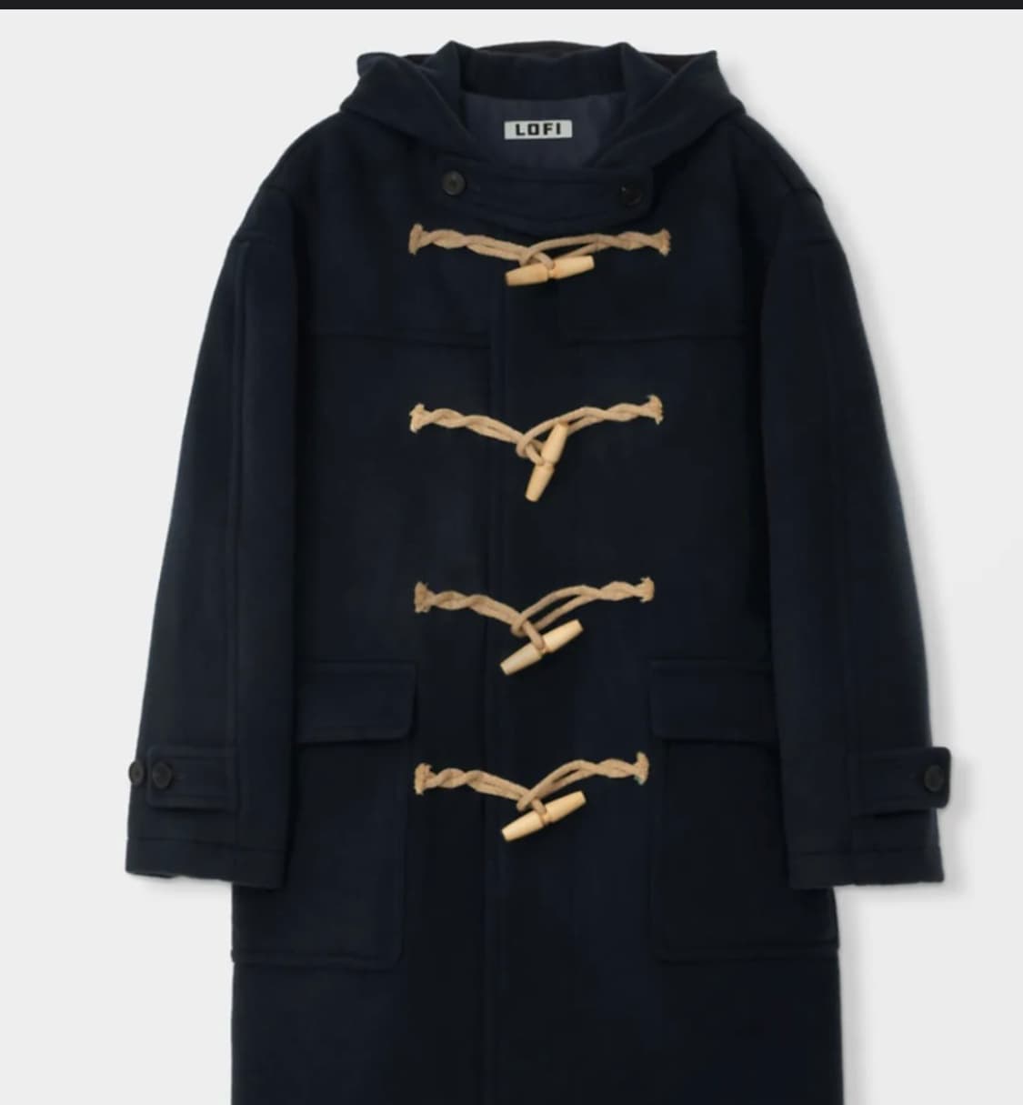 로파이 울 떡볶이 코트 m 상품이미지1