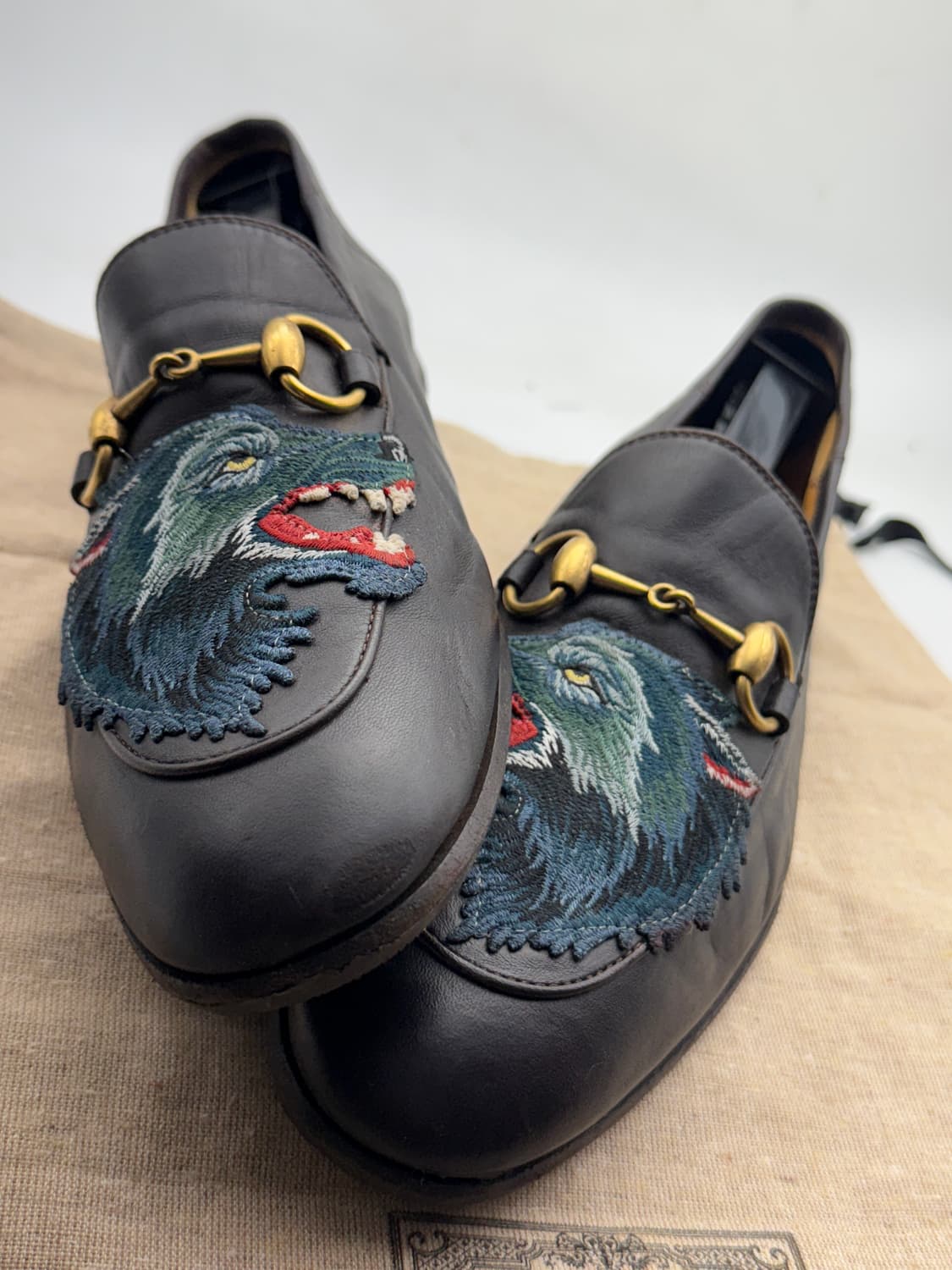 정품)구찌 울프 홀스빗 255 상품이미지4