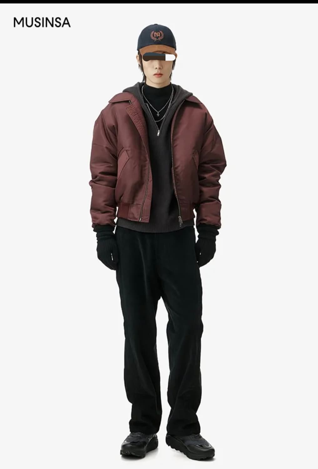 르마드 MA-1 숏 자켓 버건디 2 사이즈 상품이미지6