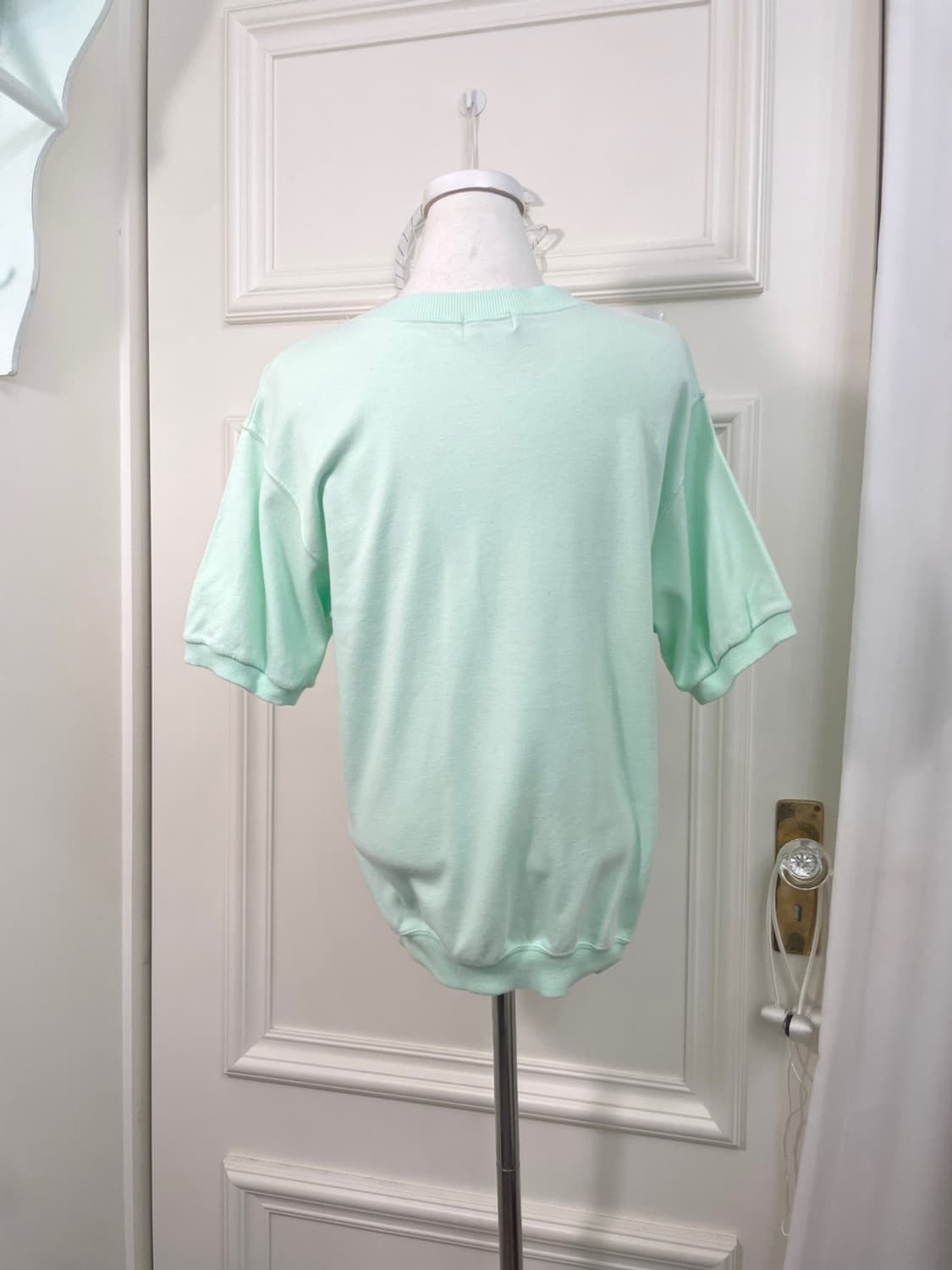 mint cute print half sweatshirts(size-M) 상품이미지3