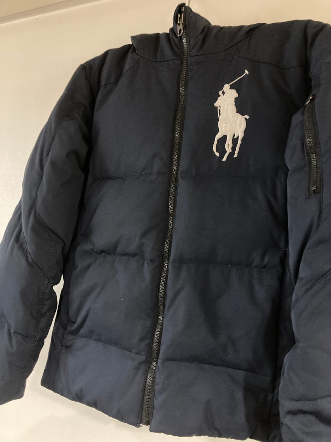 폴로 랄프로렌 빅포니 네이비 패딩 M 상품이미지2
