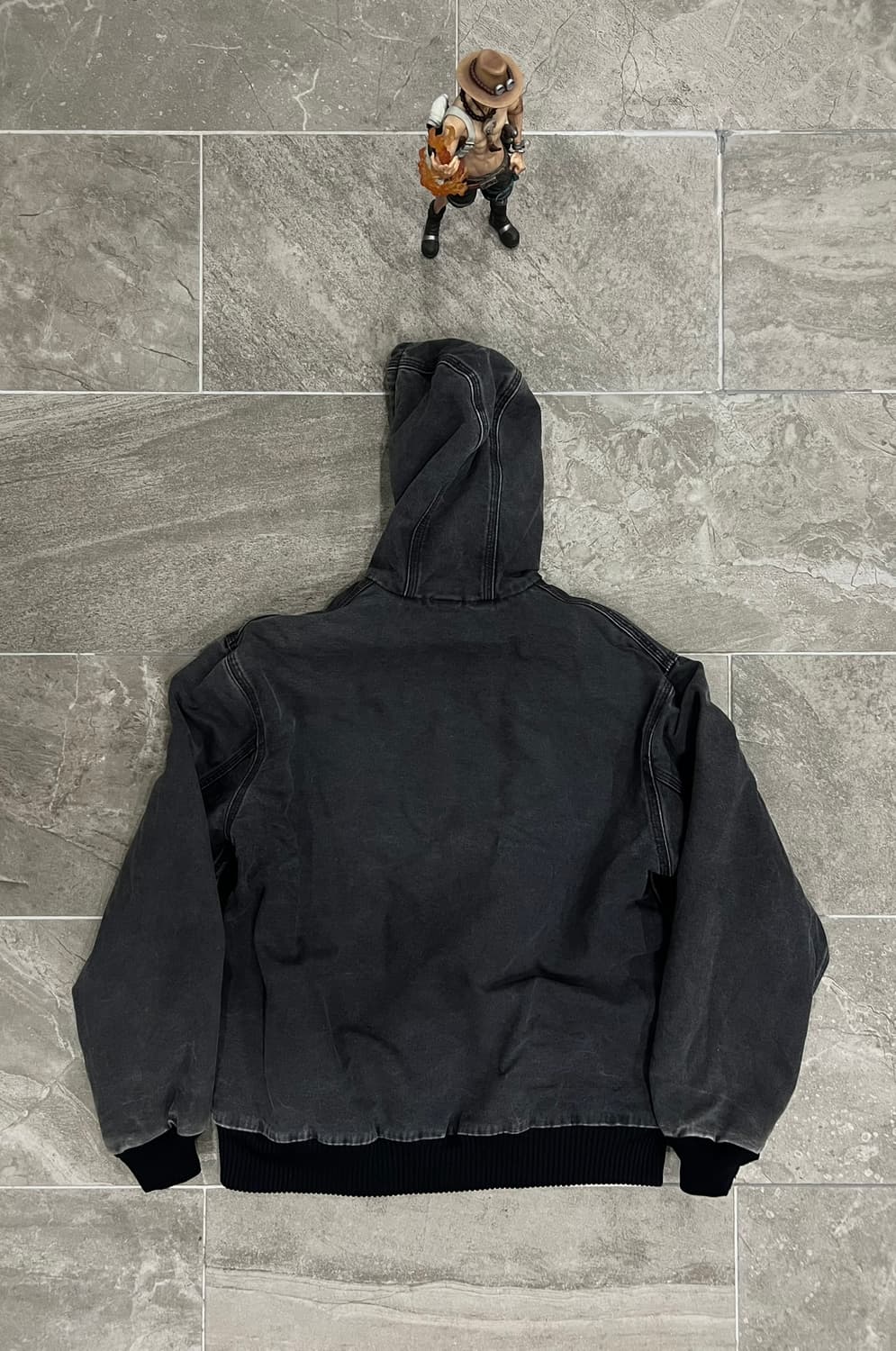 (M) 칼하트 덕 액티브 후드자켓 J130 BLK 블랙 상품이미지2