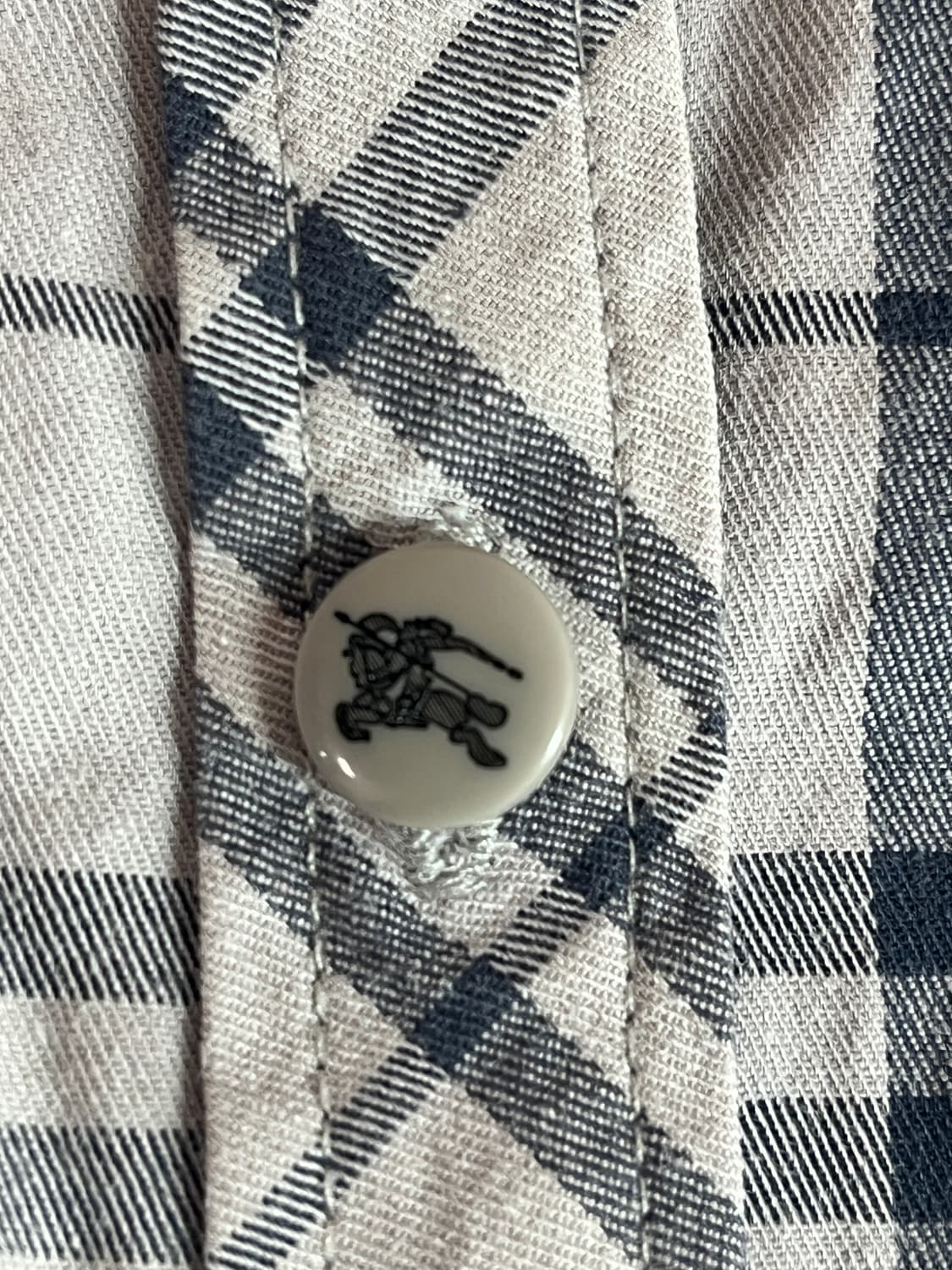 버버리 체크 슬림핏 셔츠 반팔 BURBERRY SHIRTS 상품이미지4