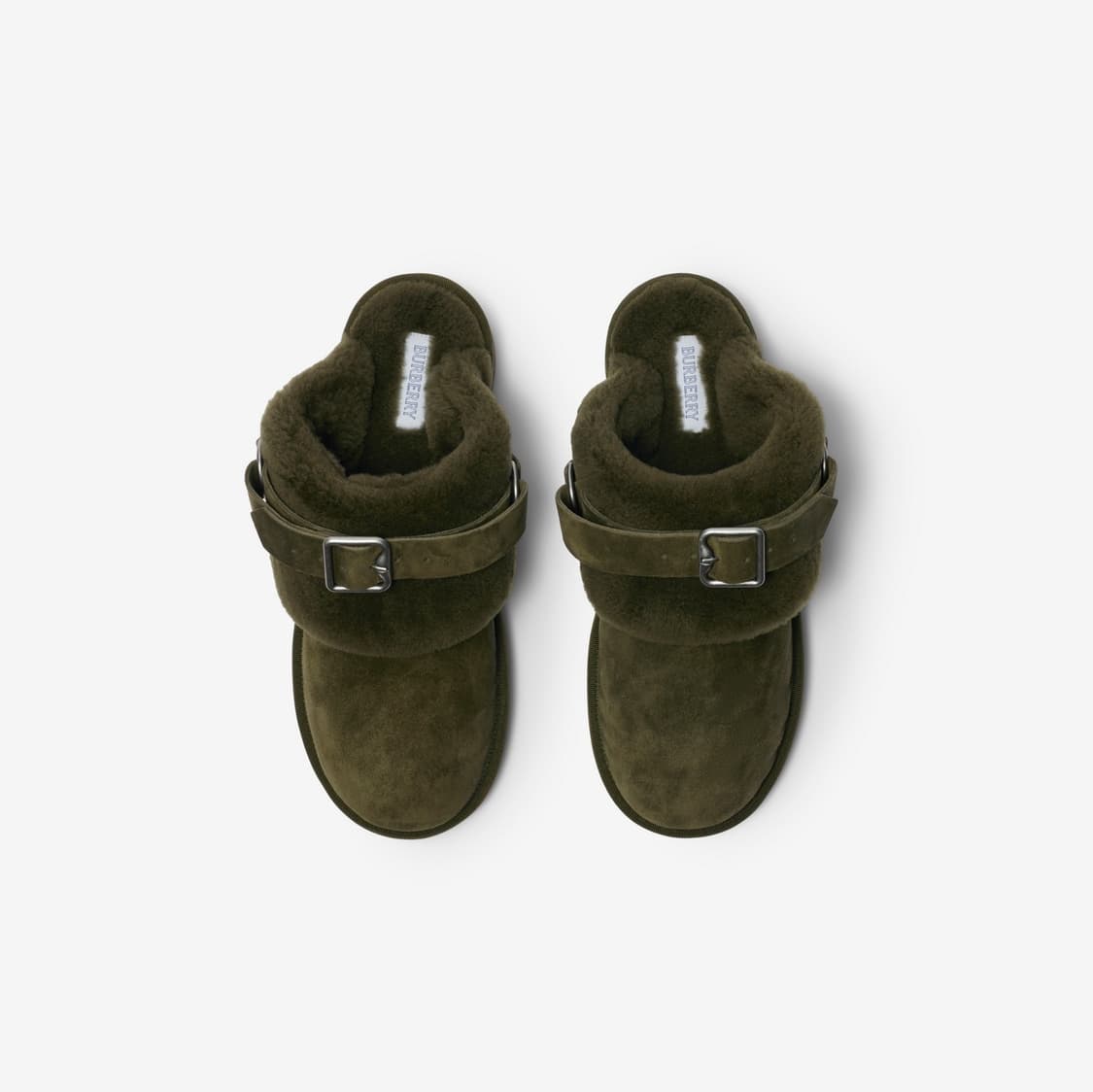 버버리 스웨이드 시어링 쳐비 뮬 샌들 42 상품이미지1