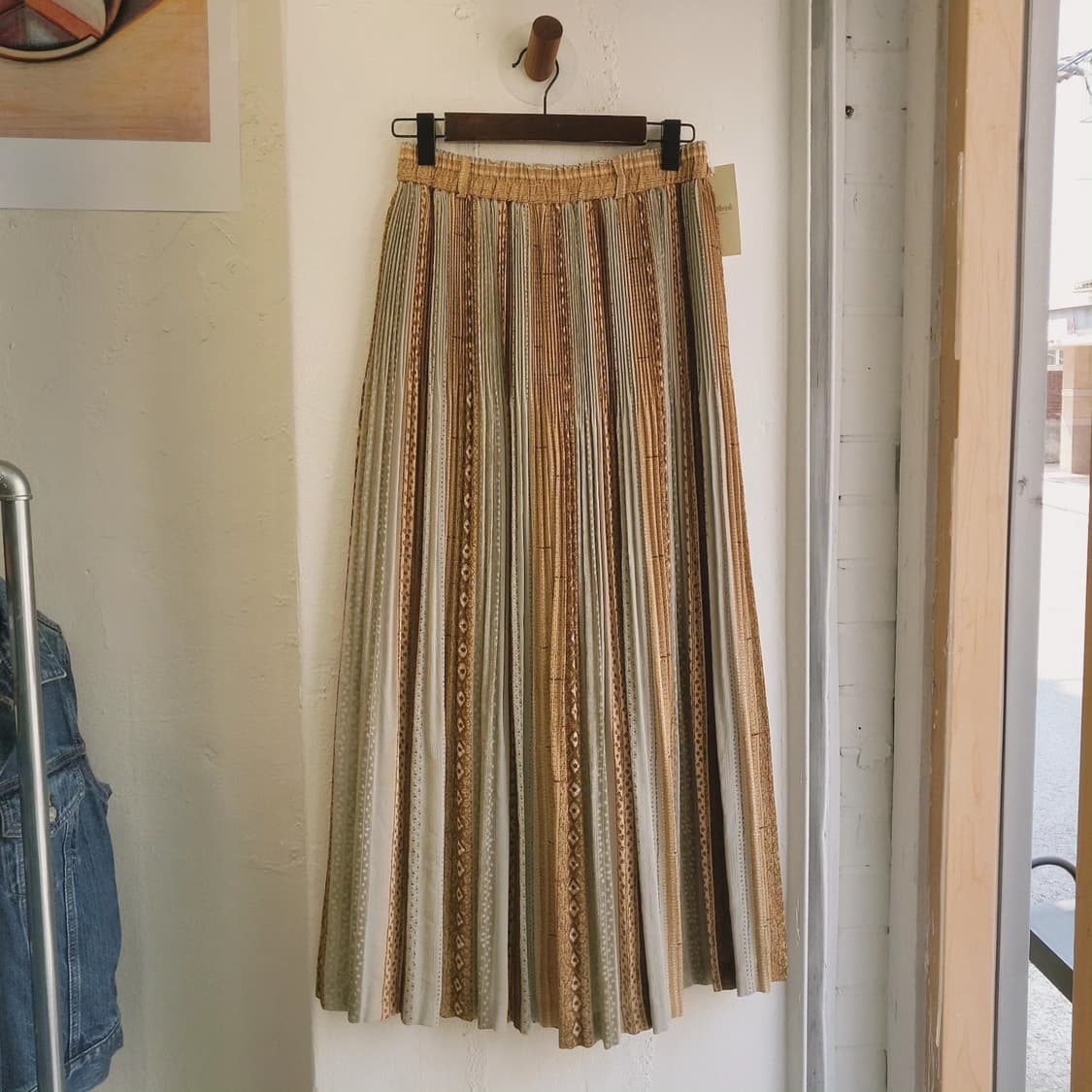 Laptev 보헤미안 플리츠스커트(Japan made) 상품이미지2