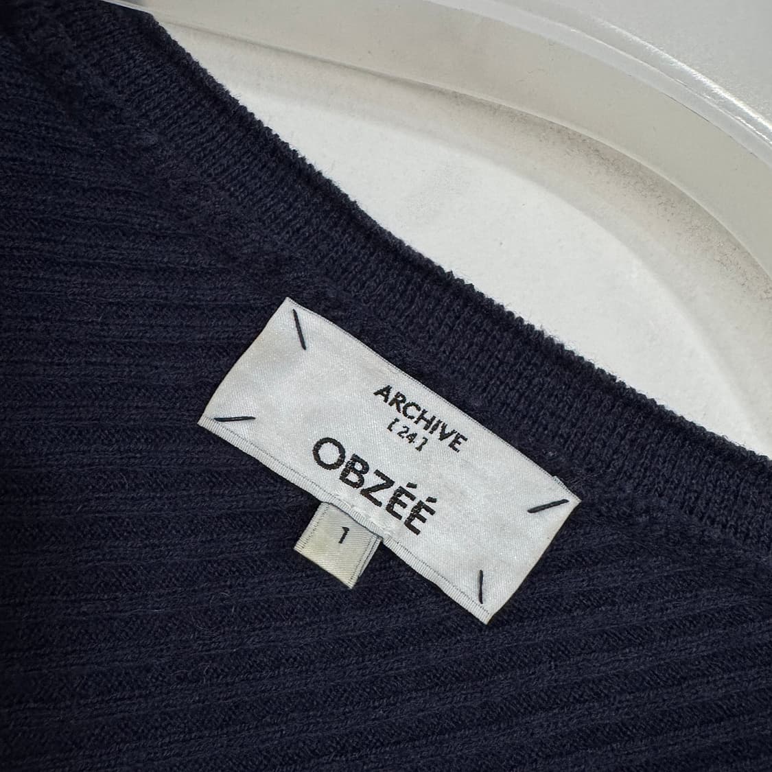 오브제 벨티드 니트 원피스 상품이미지2