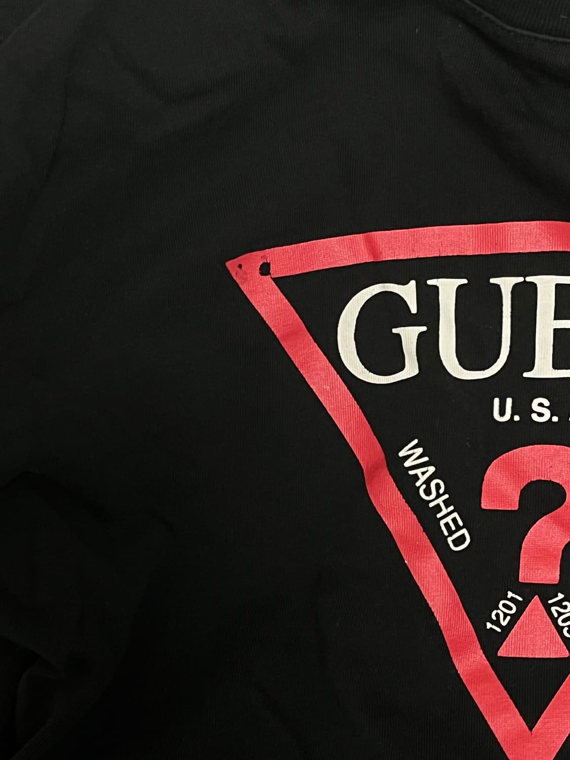 게스 여성 반팔티 블랙 s 상품이미지2