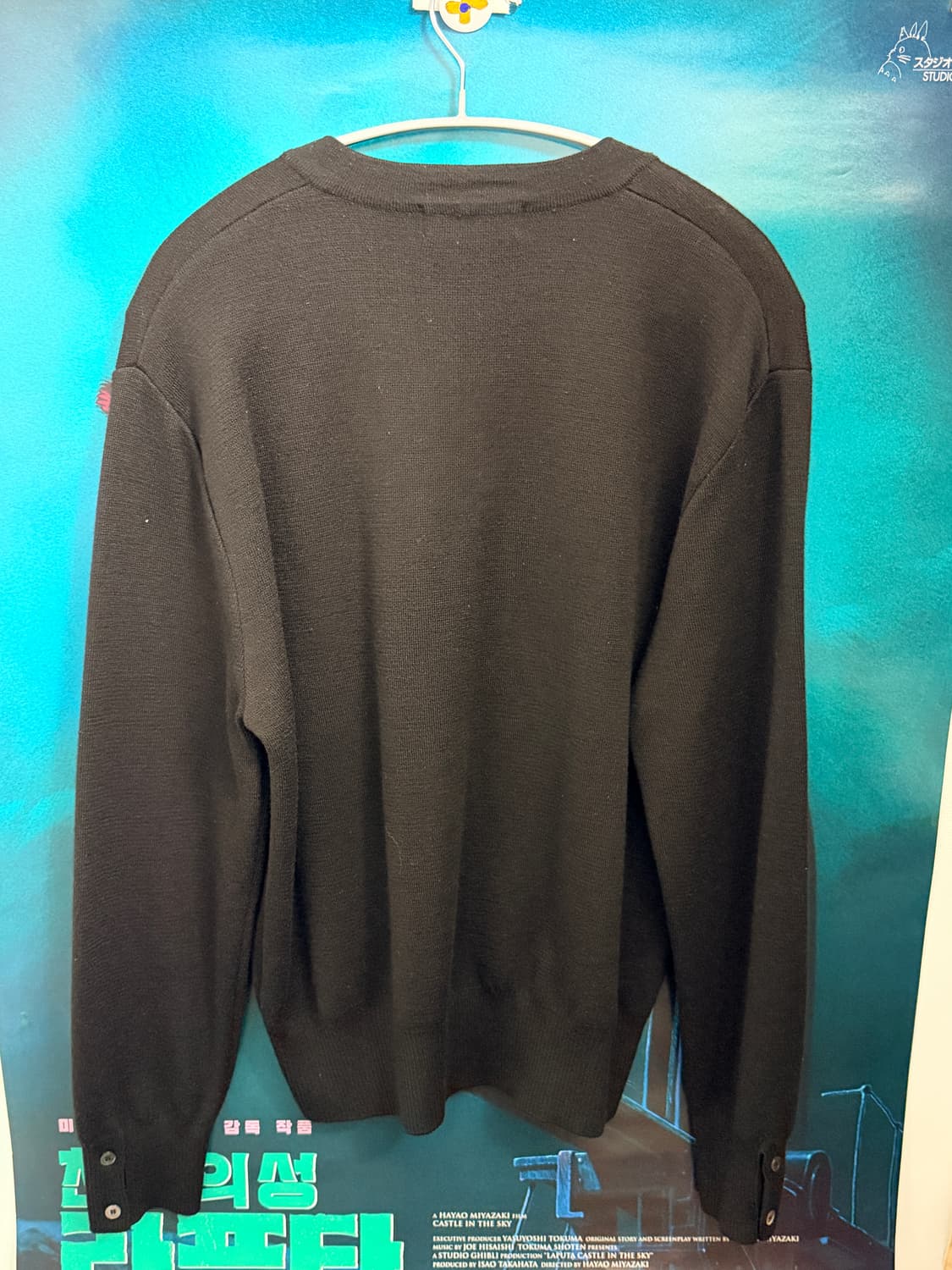 엘무드 / 오디너리 크롭 가디건 블랙 상품이미지4