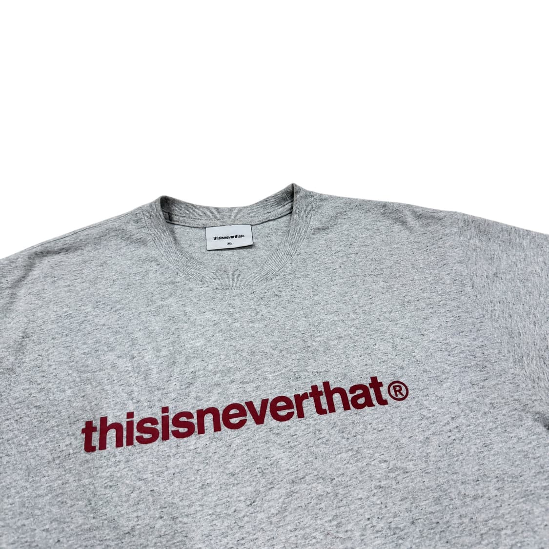 디스이즈네버댓 T로고 반팔티 헤더그레이 M 상품이미지2