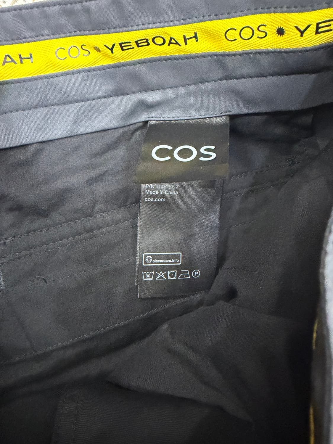 정품) 코스 x 예보아 COS x YEBOAH 투톤 카고바지 46 상품이미지6