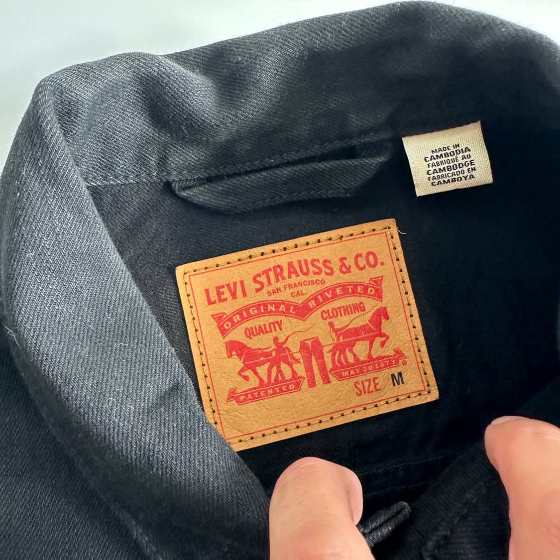 Levi‘s 리바이스 블랙 트러커 자켓 상품이미지5
