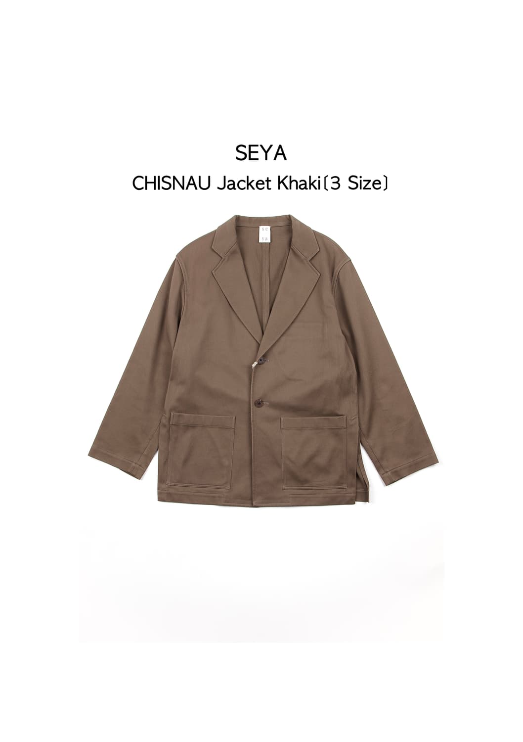 (새상품)Seya CHISNAU 자켓 카키 상품이미지1