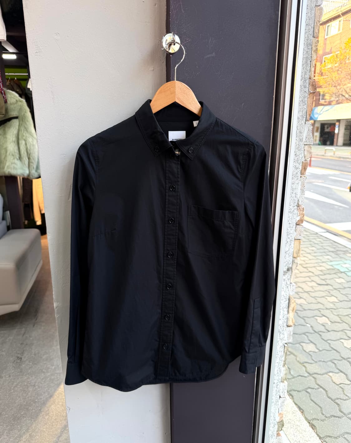UK8/ 버버리 신형 체크포인트 포켓 셔츠 상품이미지3
