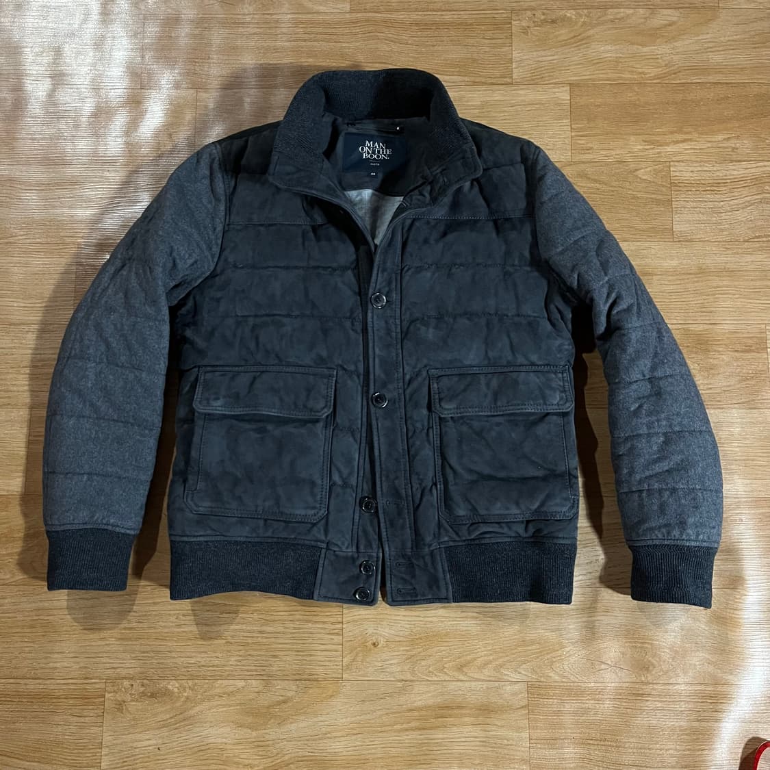 [97] 맨온더분 스웨이드 구스 가죽패딩 상품이미지1