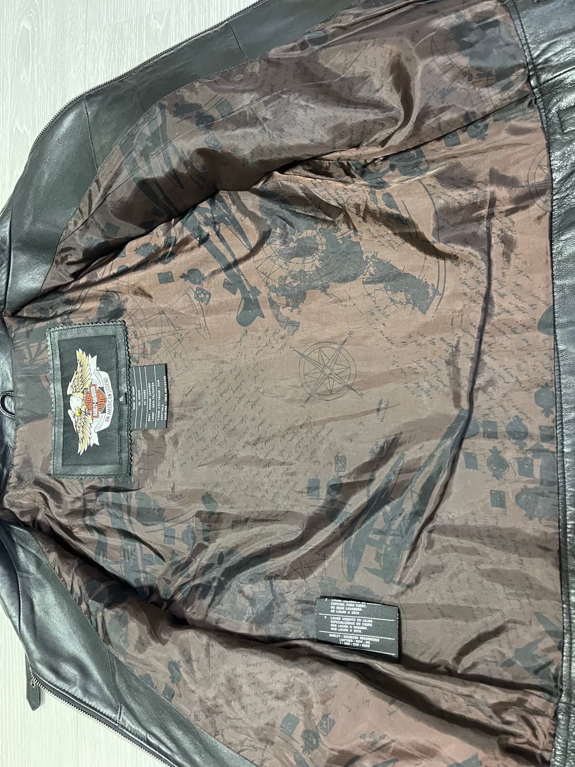 할리데이비슨 양가죽 미니멀라이더자켓 여성XL 상품이미지5