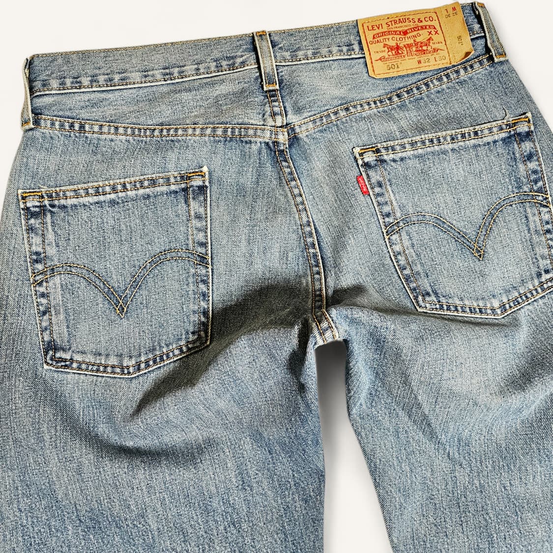 [32][리바이스]00's 501®오리지널 스트레이트 페이드 워시드 상품이미지5