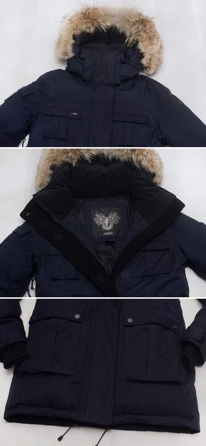 노비스 신디 헤비다운 패딩파카 다크네이비 (S / 85-90) 상품이미지4