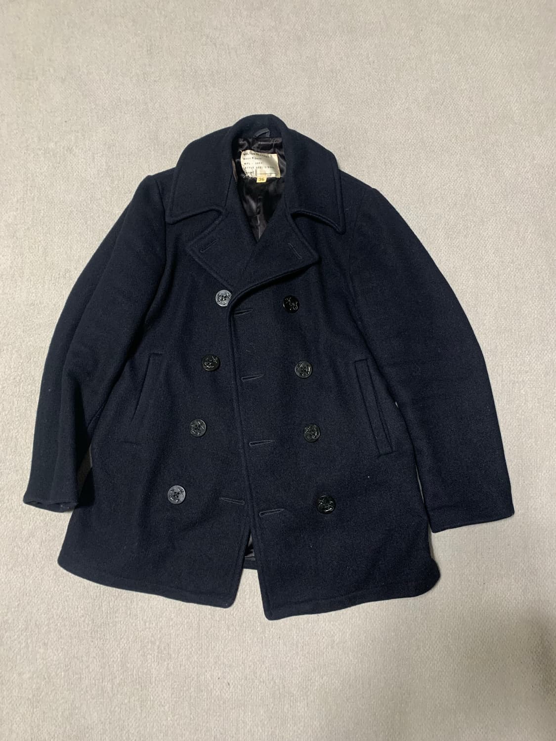 빈티지 멜튼울 피코트 상품이미지1