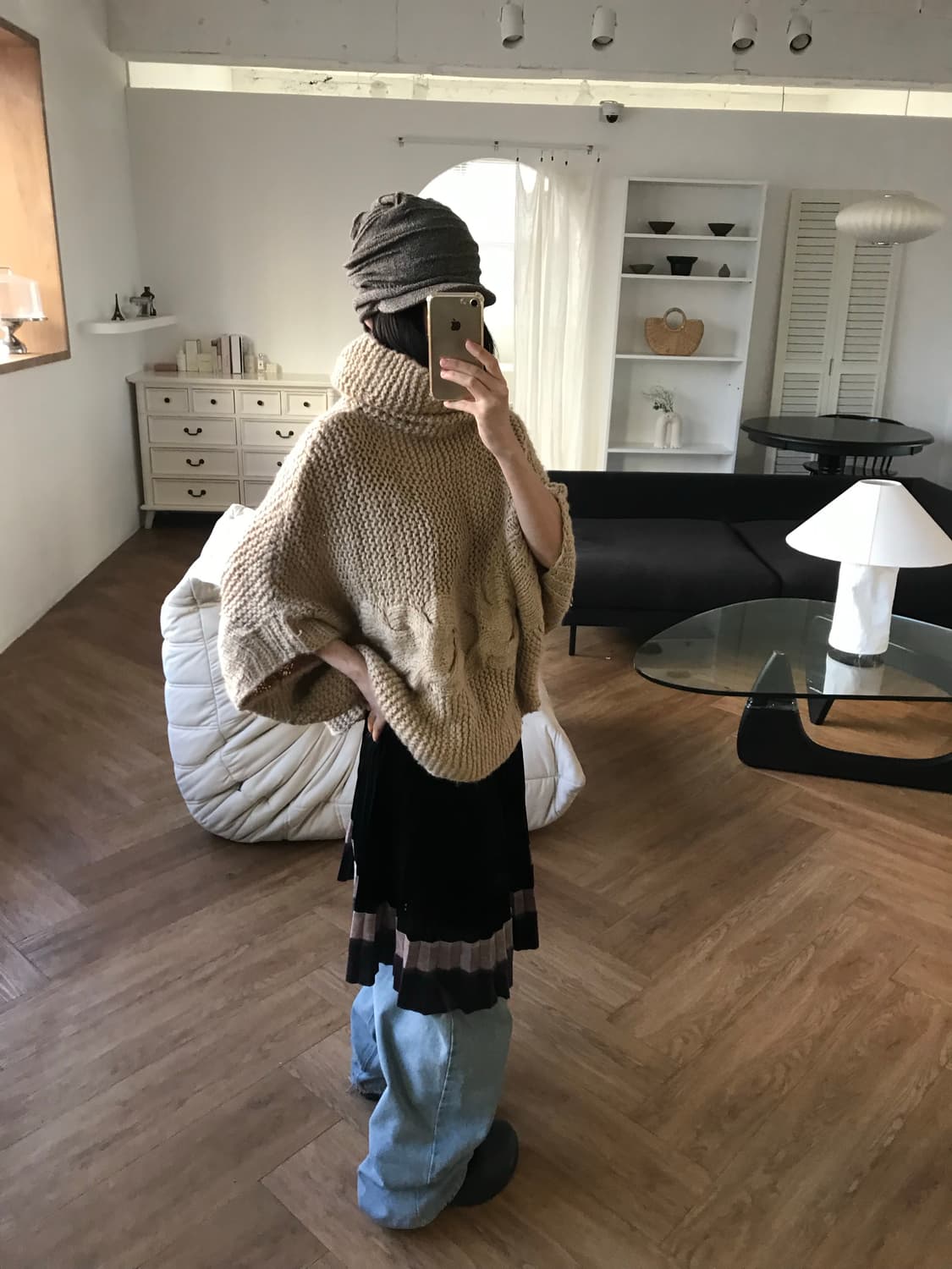 vintage turtle neck cape 상품이미지4