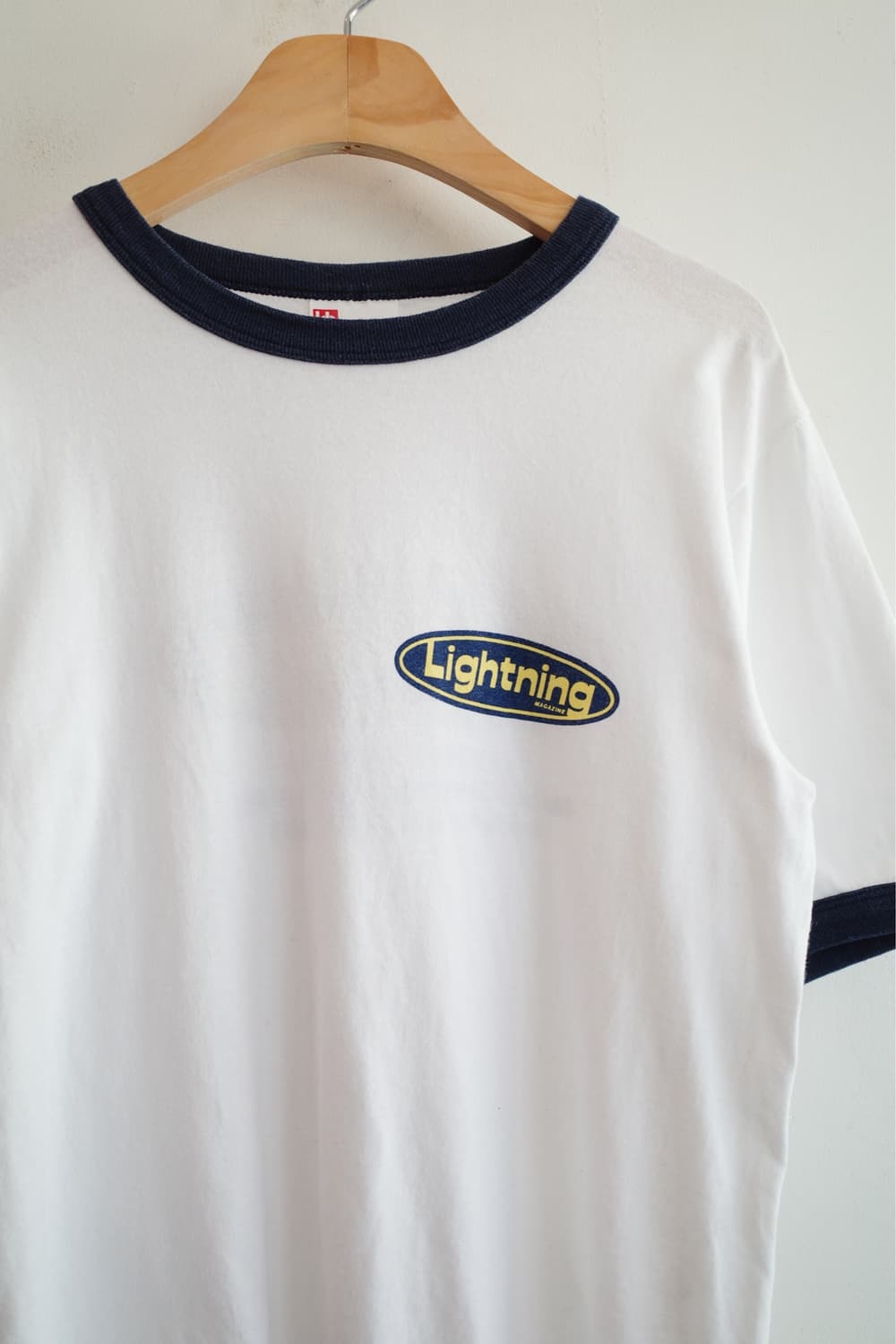 Lightning 라이트닝 매거진 링거 티셔츠 (MADE IN USA) 상품이미지2
