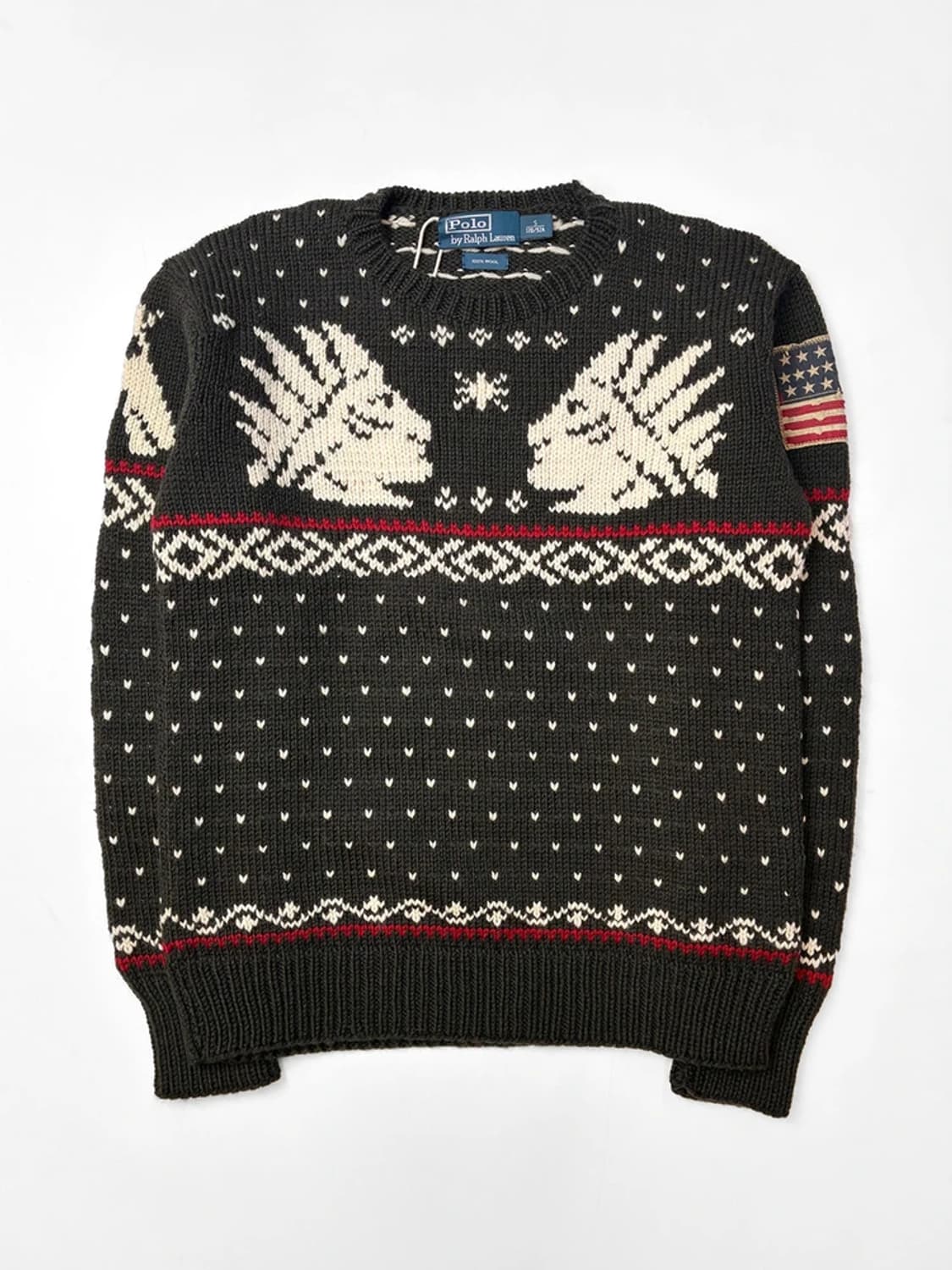 폴로 랄프로렌 90s 아카이브 인디언 헤드 울 스웨터 PN5448 상품이미지1