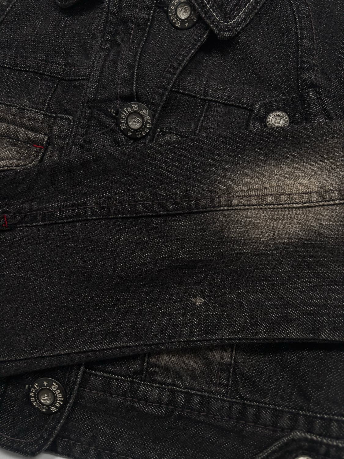 Vintage Denim Crop Jacket 상품이미지5