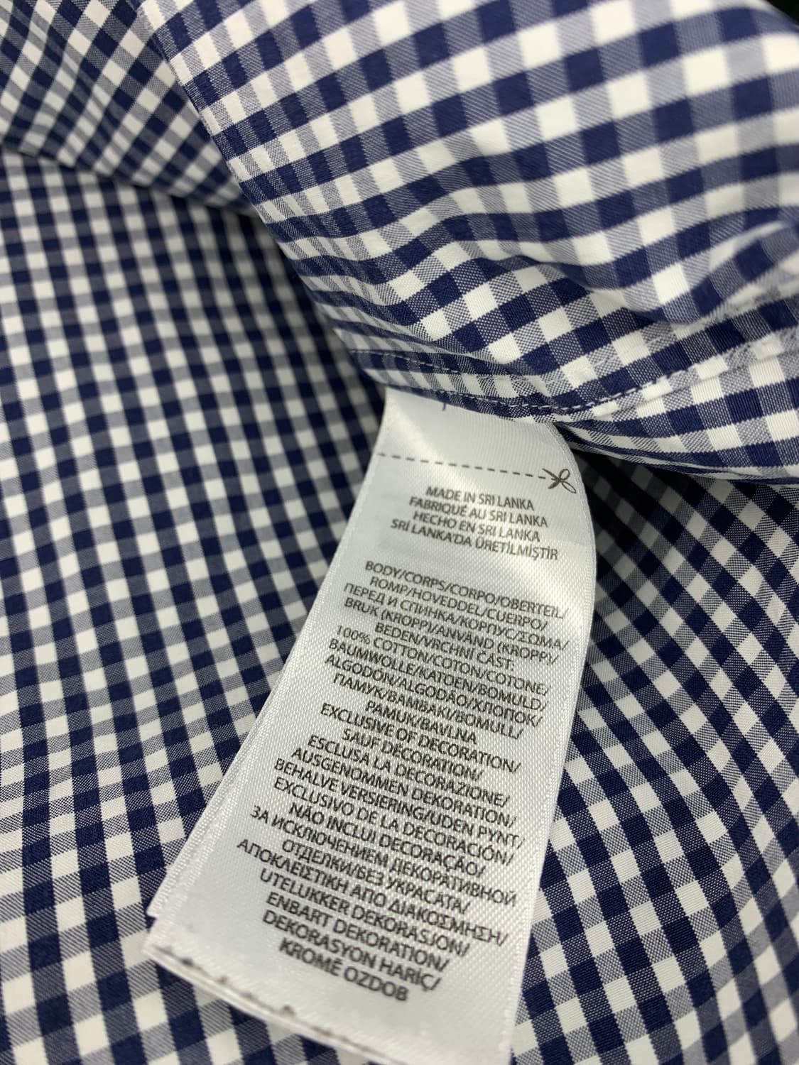 폴로 랄프로렌 깅엄체크 긴팔 셔츠 상품이미지4