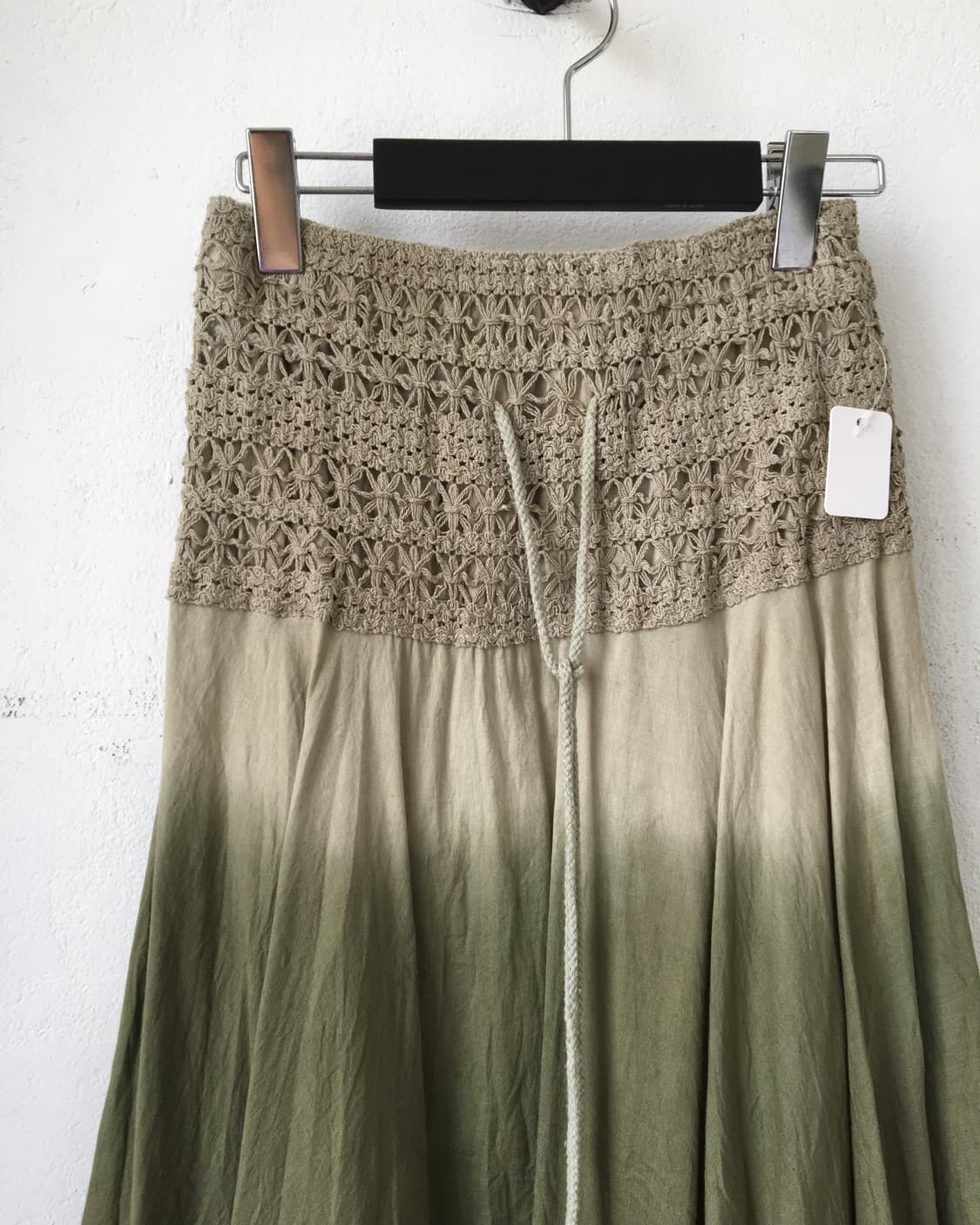 Dyed crochet point skirt 상품이미지4