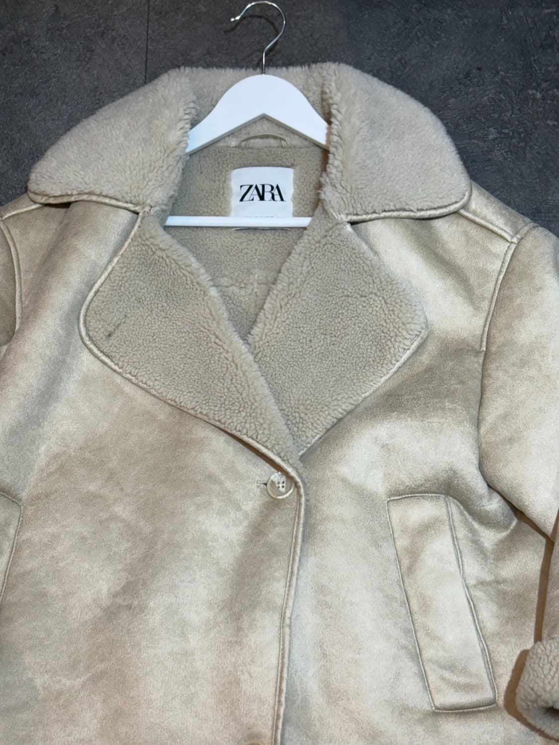 자라 무스탕 자켓 S 상품이미지5