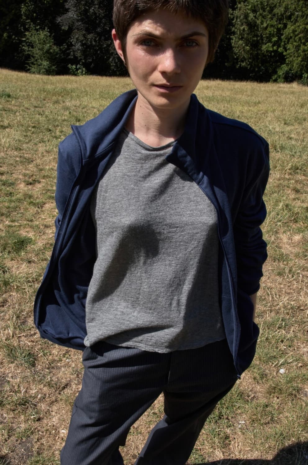 머듈 넥 집업 (3사이즈) 판매 상품이미지2