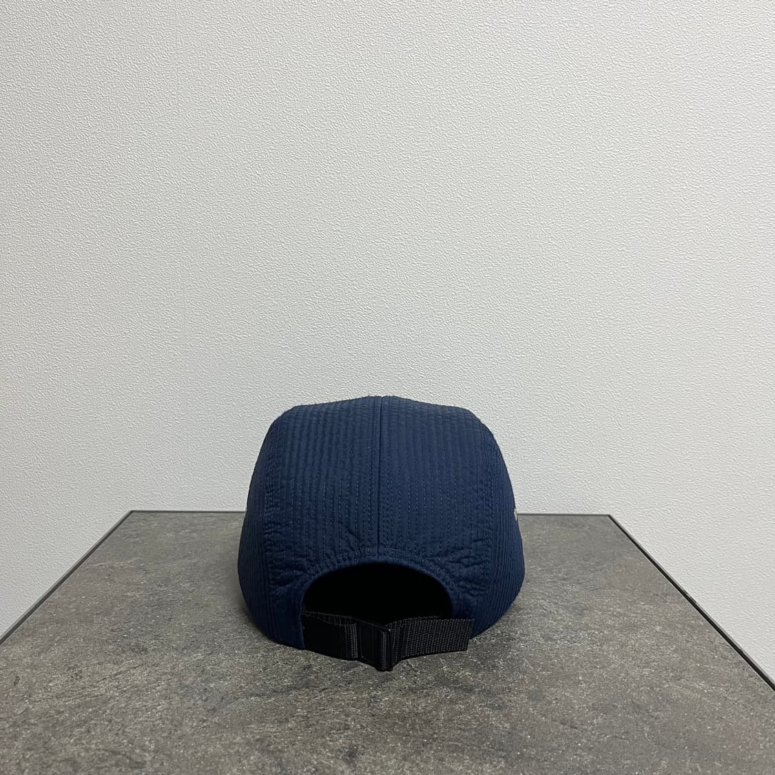 슈프림 스티치 네이비 박스로고 캠프캡 모자 상품이미지4