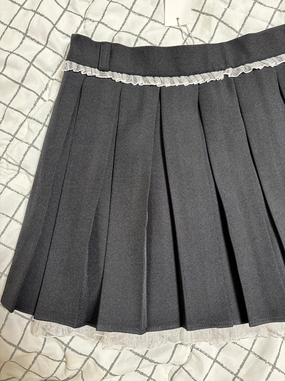 (새상품)드라이로즈 피아노 레이스 스커트 블랙 S 쓰리타임즈 더티스 상품이미지7