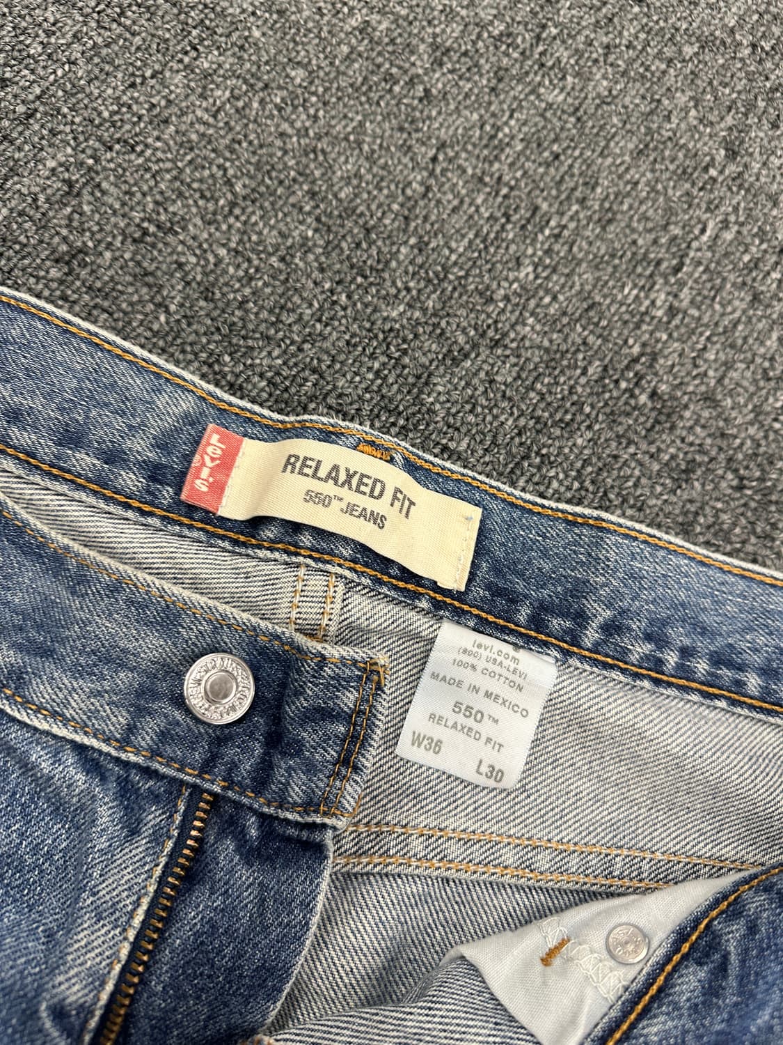 36) 리바이스 550 빈티지 데님팬츠 Relaxed Fit 상품이미지5