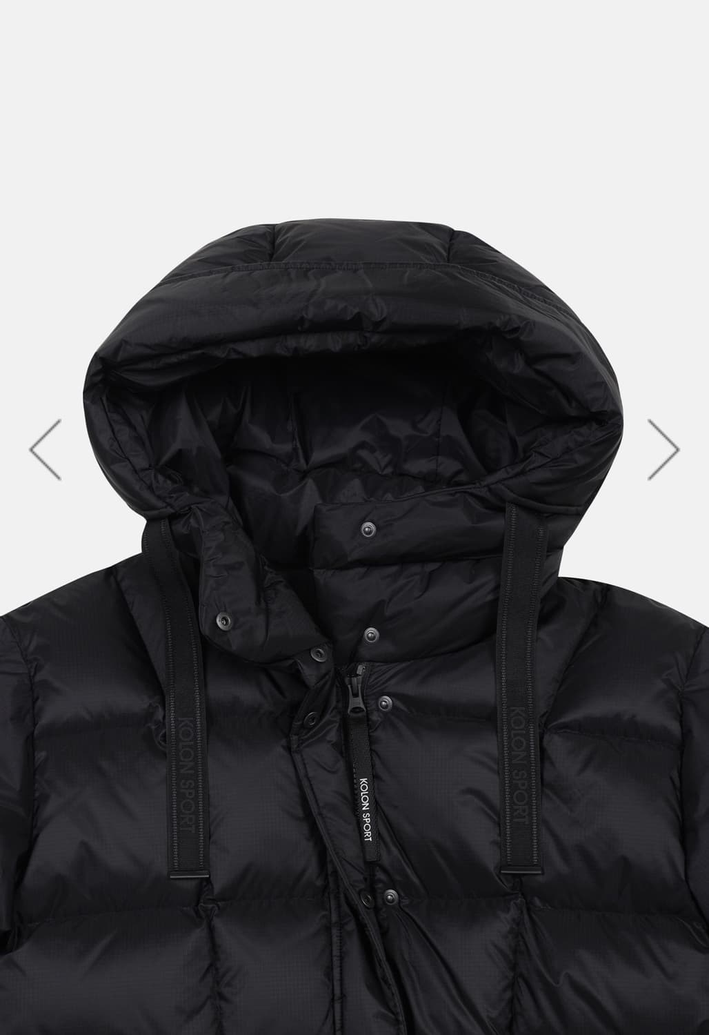 코오롱스포츠 여성 푸퍼 다운_블랙 상품이미지5