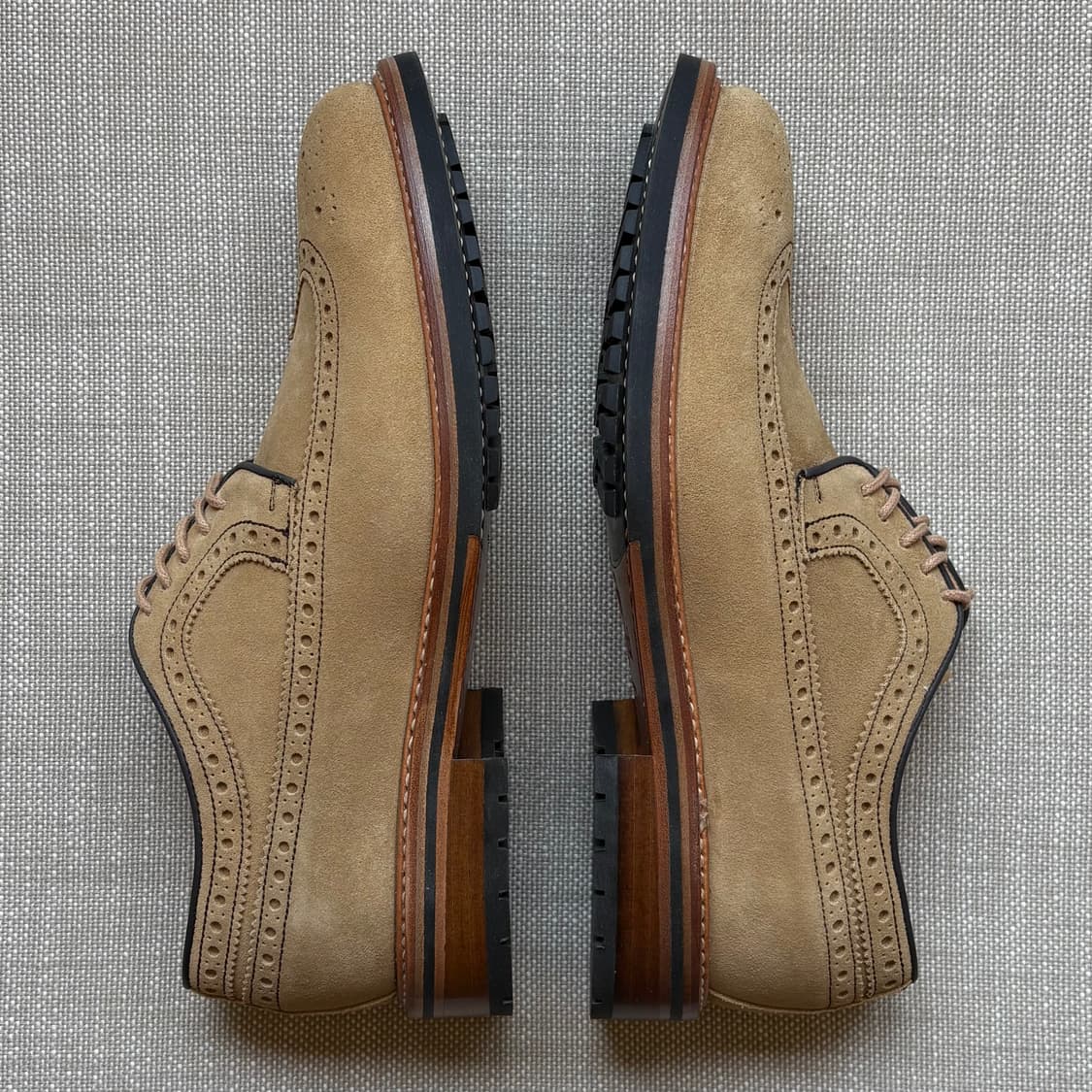 [새제품/255] Berwick 3681 데저트 스웨이드 브로그 윙팁 상품이미지5