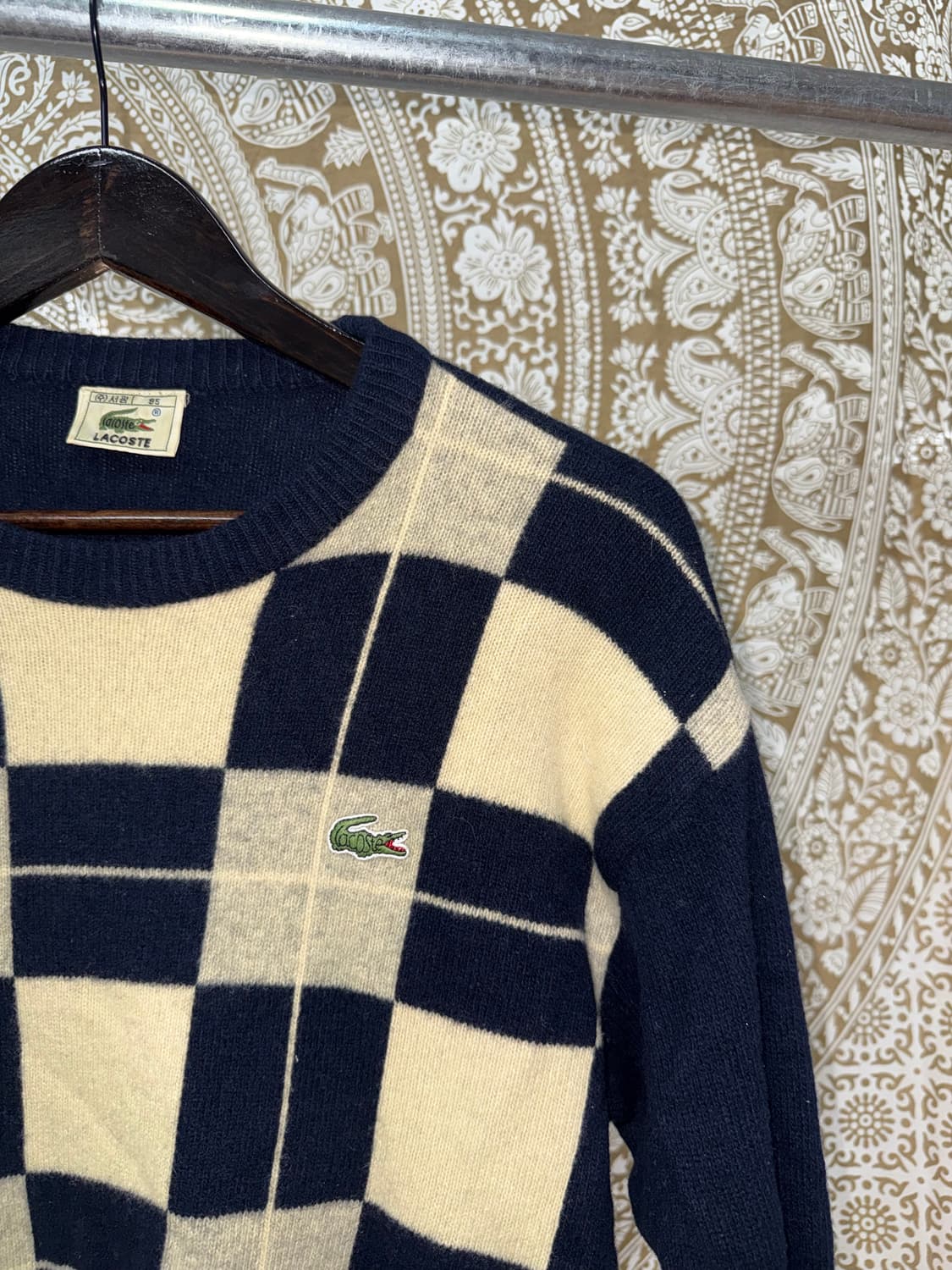 라코스테 서광 체크 니트  상품이미지4