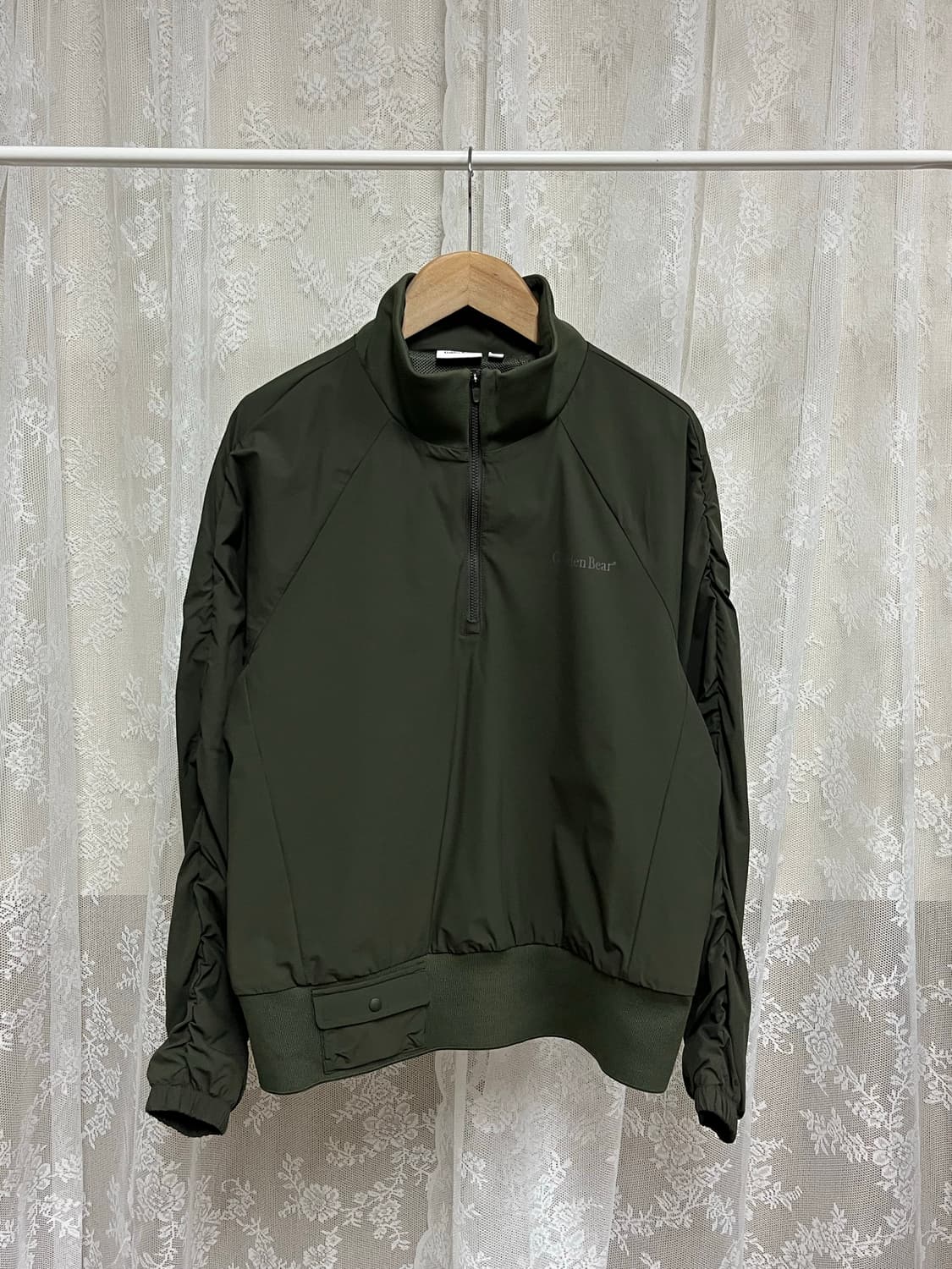 S) 골든베어 여성 바람막이 아노락 카키 상품이미지1