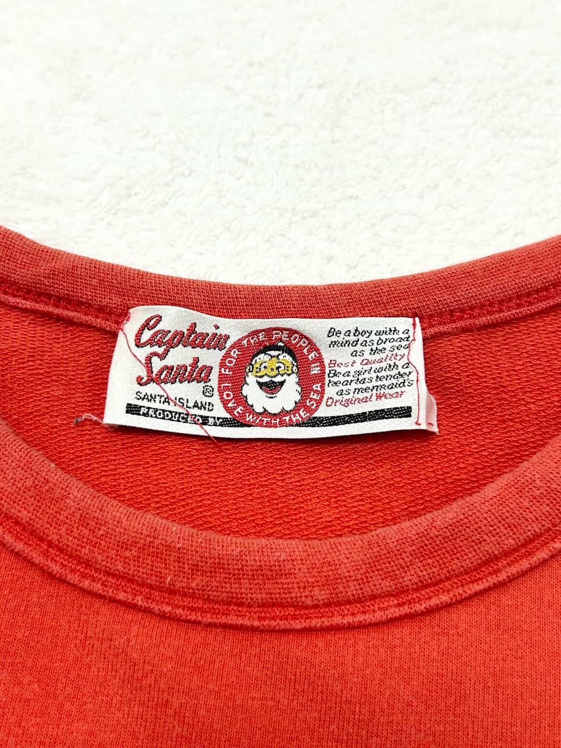 캡틴산타 프린팅 오렌지 맨투맨 상품이미지8