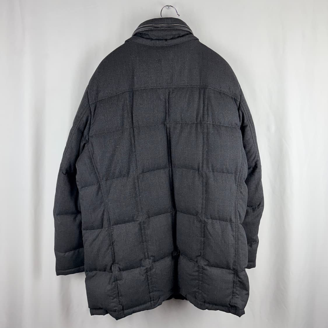 (105) 닥스 구스다운 울 롱패딩 차콜 상품이미지6