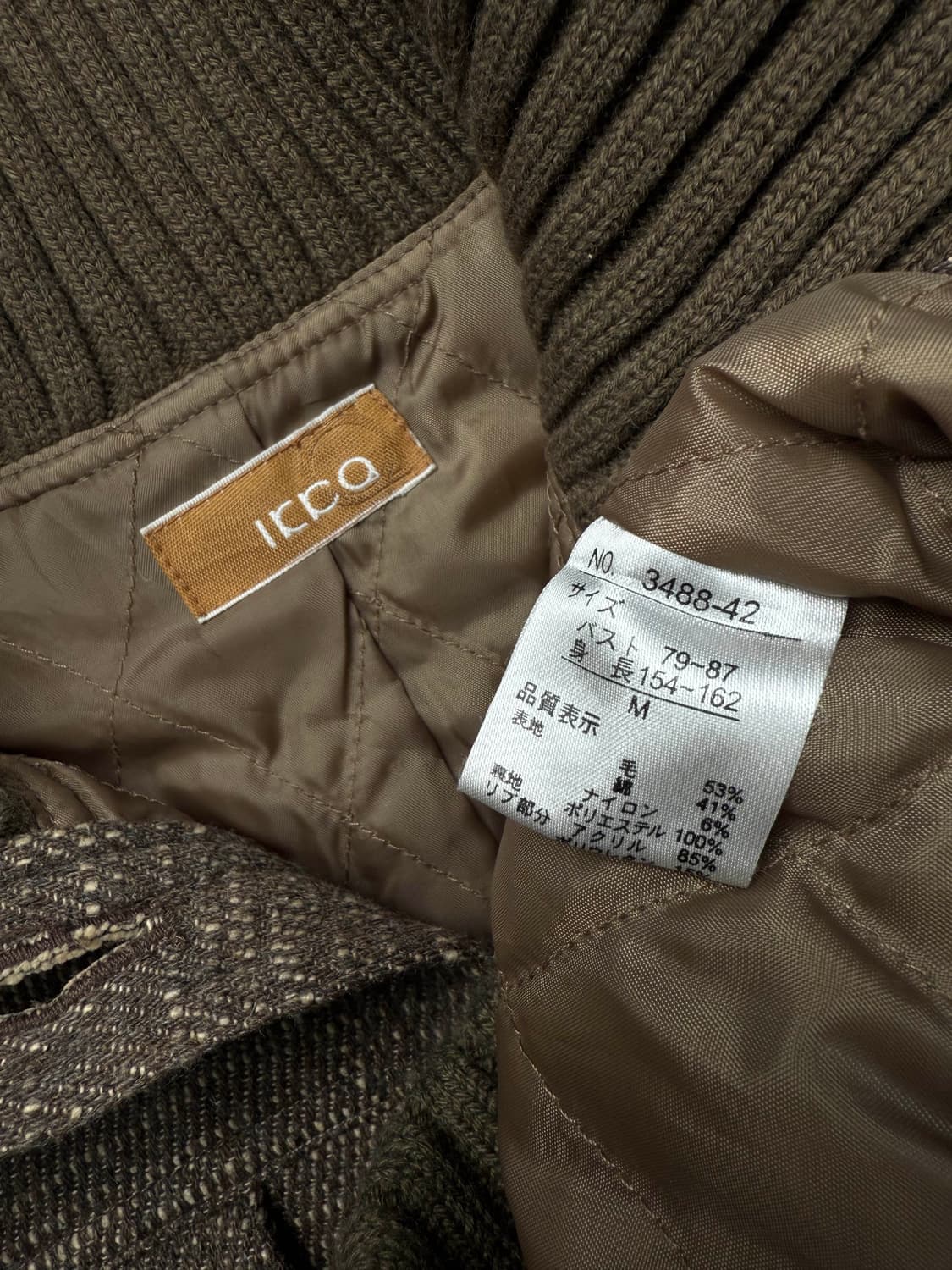 ikka 버튼 울 자켓 상품이미지6