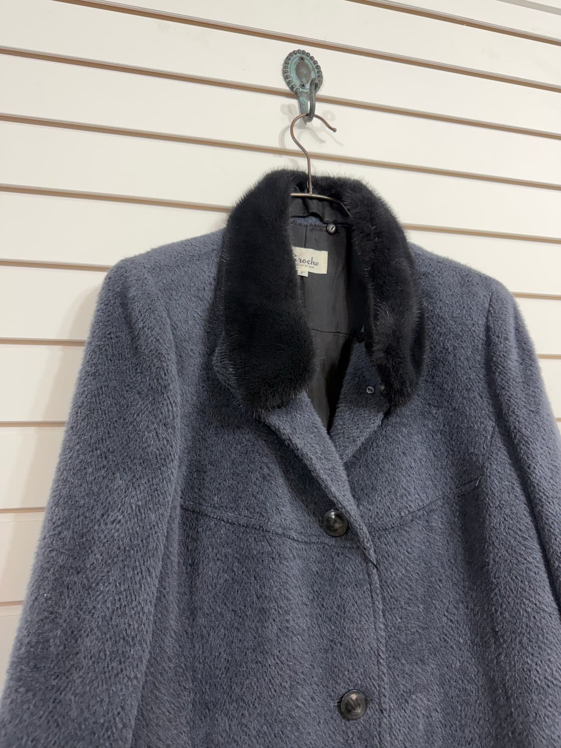 Broche alpaca 알파카 혼방 코트(Made In Japan)  상품이미지1