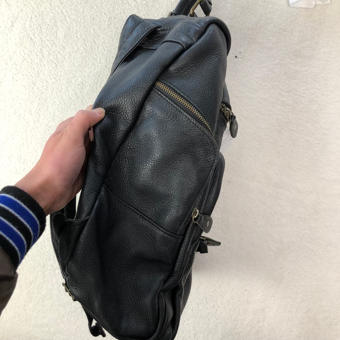 빈티지 리얼레더 백팩 상품이미지4