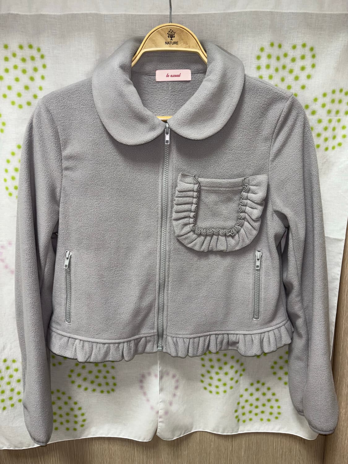 로액슈얼 플리스 포켓자켓+플리스스커트/워머 셋업 상품이미지4