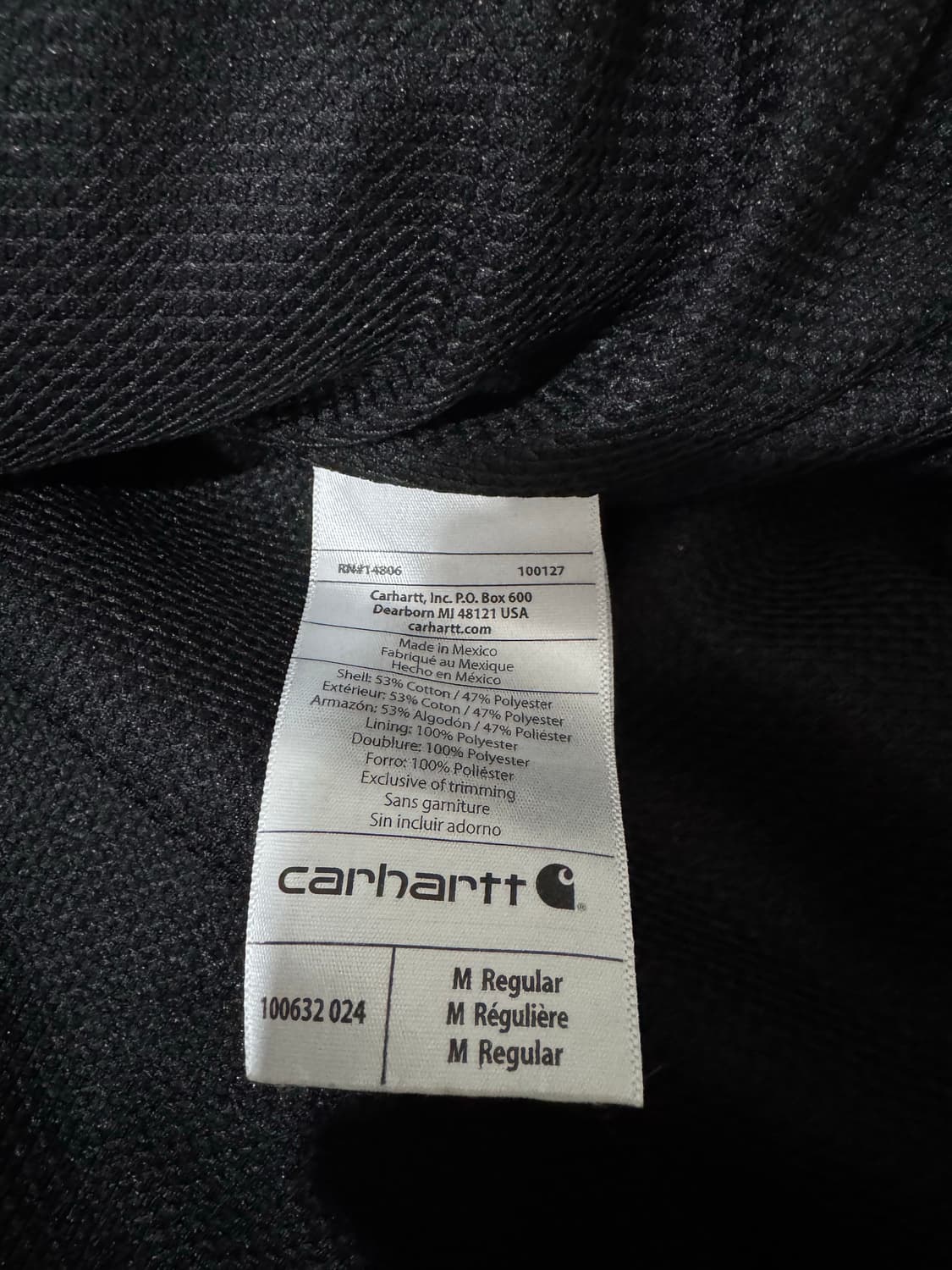 칼하트 후드집업 M 상품이미지5
