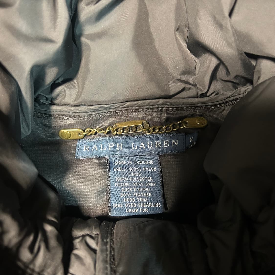 [L] 00s 폴로 랄프로렌 피쉐테일 덕다운 패딩 상품이미지8