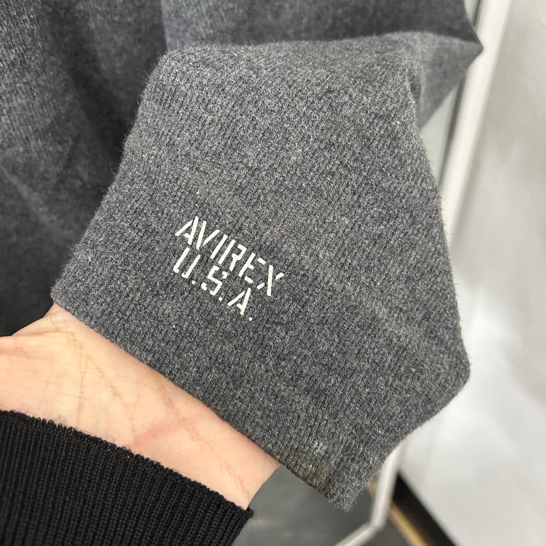 아비렉스 암로고 후드 집업 상품이미지7