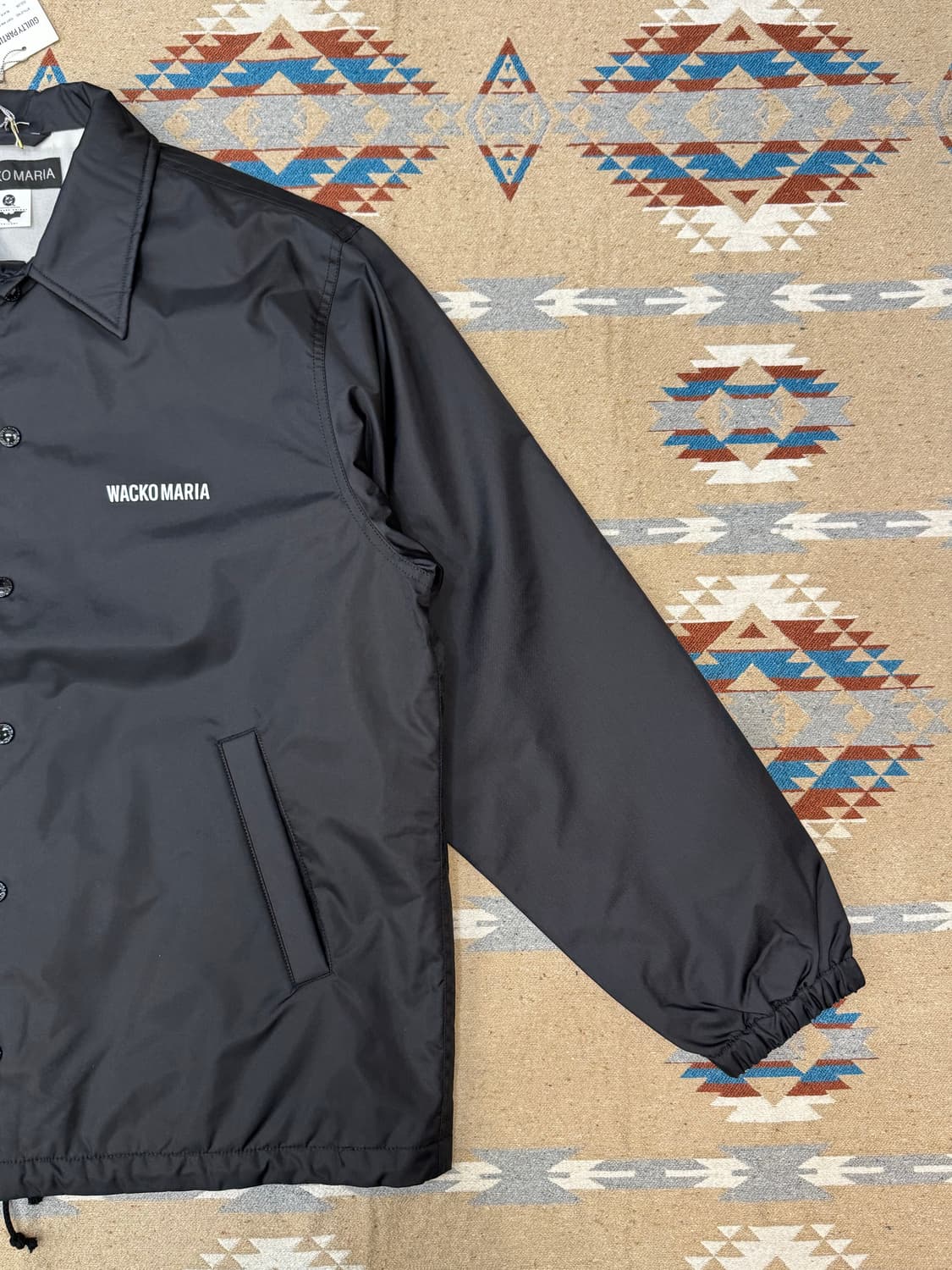 [XL] 와코마리아 x 다크나이트 트릴로지 코치자켓 블랙(조커) 상품이미지5