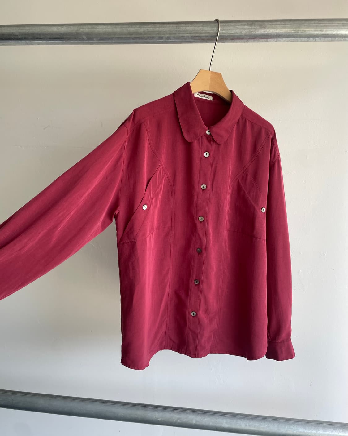 Wine blouse 상품이미지3
